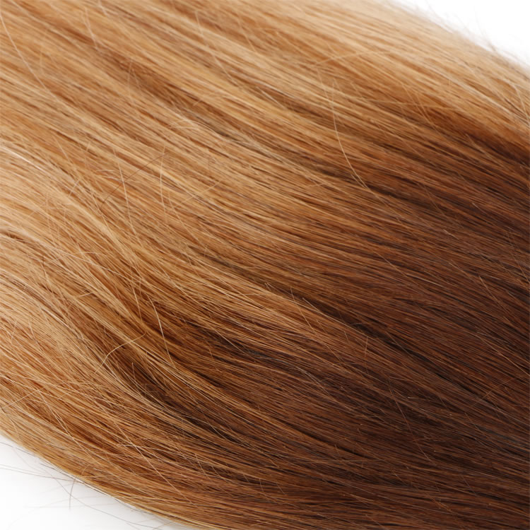 100 Remy Human Straight Hair 3 Bundles 1b 4 27 Caramel Blonde